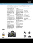 Sony A330LDVDKIT Marketing Specifications