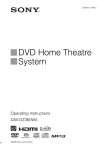 Sony 3-298-611-11(1) User's Manual
