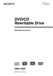 Sony 2-586-675-11 (1) User's Manual