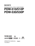 Sony Ericsson PDW-530 User's Manual