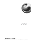 Sony Ericsson J100i User's Manual