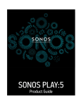 Sonos PLAY5BLACK User's Manual