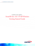 SonicWALL Home Security System TZ 170 SP User's Manual