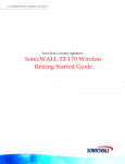 SonicWALL Home Security System 170 User's Manual