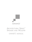 Sonance X4 User's Manual