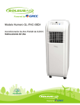 Soleus Air GL-PAC-08E4 User's Manual