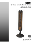 Soleus Air FC1-42R-21 User's Manual