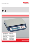 Soehnle Postal Equipment 9115 User's Manual