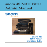 Snom 4S User's Manual