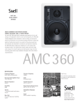Snell Acoustics AMC 360 User's Manual