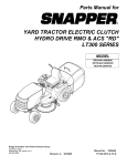 Snapper LT300 User's Manual