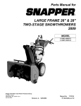 Snapper L1226E User's Manual