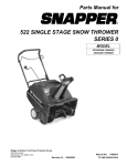 Snapper ES50220E (7800083) User's Manual