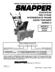 Snapper EI55224 User's Manual