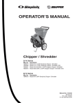 Snapper E55140BV User's Manual