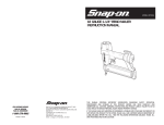 Snap-On 870016 User's Manual