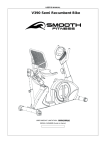 Smooth Fitness V390 User's Manual
