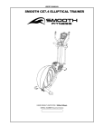 Smooth Fitness CE7.4 User's Manual