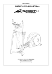 Smooth Fitness ELLIPTICAL CE-3.6 User's Manual