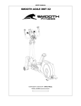 Smooth Fitness DMT X2 User's Manual