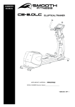 Smooth Fitness CE-8.0LC User's Manual