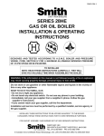 Smith Cast Iron Boilers 28HE User's Manual