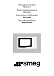 Smeg MM182XS Instructions for Use