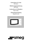 Smeg MM180B Instructions for Use