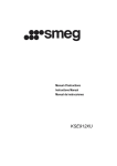 Smeg KSE912XU User's Manual
