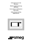Smeg FME20EX1 Instructions for Use
