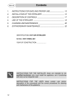 Smeg DRY50V Instructions for Installation and Use