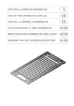 Smeg Barbecue Grille Product manual