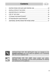 Smeg ALFA135BV Instruction Manual