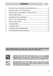 Smeg A3 User's Manual