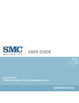 SMC Networks SMCWBR11S-3GN User's Manual