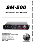 SMc Audio SM-500SM-500 User's Manual