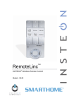 Smarthome Universal Remote 2440 User's Manual