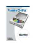 SmartDisk Firewire CD-R/W User's Manual