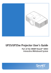 Smart Technologies UF55 User's Manual