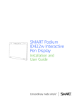 Smart Technologies ID422w User's Manual