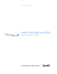 Smart Technologies Hub VE220 User's Manual