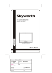 Skyworth LCD-19L3F User's Manual