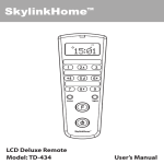 SkyLink TD-434 User's Manual