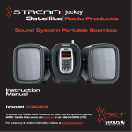 Sirius Satellite Radio XS025 User's Manual