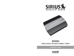 Sirius Satellite Radio 3SIR-ALP10T User's Manual