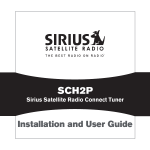 Sirius Satellite Radio SCH2P User's Manual
