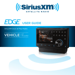 Sirius Satellite Radio SX1EV1 User's Manual