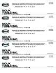 Sioux Tools 9693 User's Manual