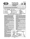 Sioux Tools 5092 User's Manual