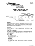 Sioux Tools 1464 User's Manual